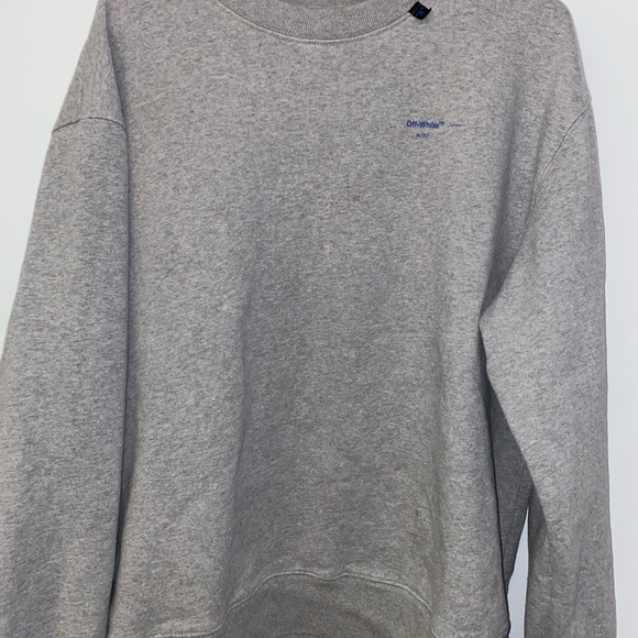 Men’s authentic crewneck off-white sweater size extra-large - Picture 7 of 7